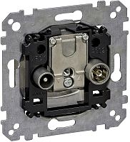 Розетка TV+R+SAT Оконечная без накладки без рамки Schneider Electric Merten System M картинка